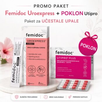 Femidoc Uroexpress POKLON Utipro Plus Promo paket za učestale upale