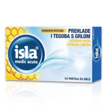 Isla Medic Acute Pastile za grlo, citrus i med – 50 pastila