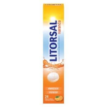 Litorsal elektroliti s okusom naranče 24 šumeće tablete