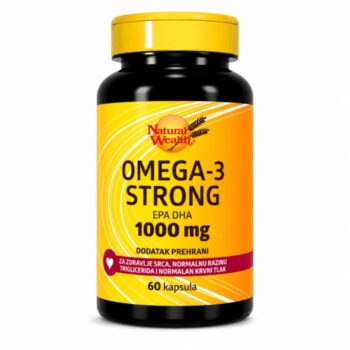 Natural Wealth Omega-3 STRONG 1000mg EPA i DHA 60 kapsula
