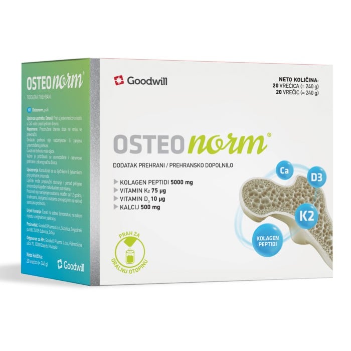 Osteonorm prah za zdrave kosti 20 vrećica Osteonorm prah za zdrave kosti 20 vrećica