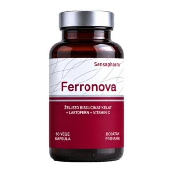 Sensapharm Ferronova kelirano željezo 60 vege kapsula