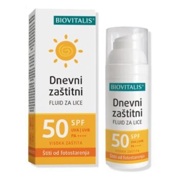 Biovitalis dnevni zaštitni fluid za lice SPF 50