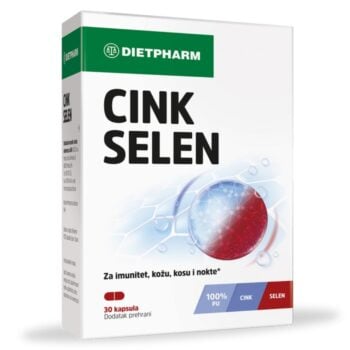 Dietpharm Cink Selen za imunitet, kožu, kosu i nokte 30 kapsula