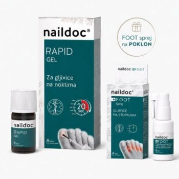 Naildoc RAPID gel + Poklon FOOT sprej protiv gljivica na noktima