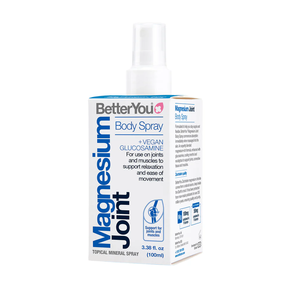 BetterYou Magnezij Joint sprej za zglobove i mišiće s glukozaminom 100ml BetterYou Magnezij Joint sprej za zglobove i mišiće s glukozaminom 100ml