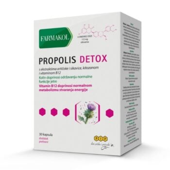 Farmakol Propolis Detox za podršku jetri i detoksikaciju 30 kapsula