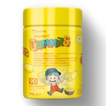 Yasenka Vitamin C Gummies za jačanje imuniteta djece 90 bombona