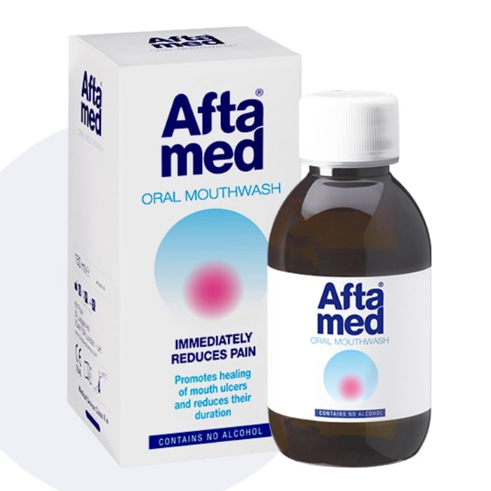 Aftamed tekućina za ispiranje usta protiv afti 150ml Aftamed tekućina za ispiranje usta protiv afti 150ml