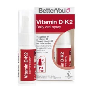 BetterYou DLux Plus D3000 + K2 oralni sprej za imunitet i kosti 12ml