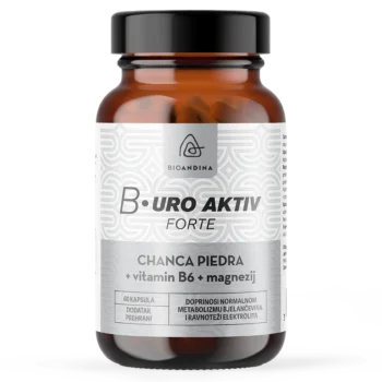 Bioandina B Uro aktiv Forte za mokraćni sustav 60 kapsula