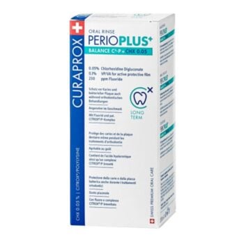Curaprox Perio Plus Balance CHX 0,05% vodica za desni, aparatić i zaštitu od karijesa 200ml