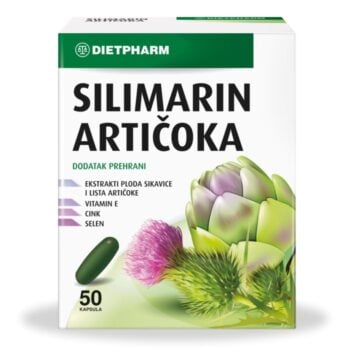 Dietpharm Silimarin Artičoka za normalnu funkciju jetre 50 kapsula