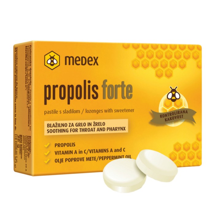Medex Propolis Forte pastile za grlo i imunitet 18 pastila Medex Propolis Forte pastile za grlo i imunitet 18 pastila