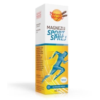 Natural Wealth Magnezij Sport sprej za umorne i napete mišiće 60ml