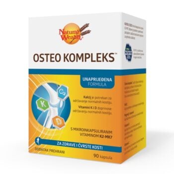 Natural Wealth Osteo kompleks za kosti – kalcij, magnezij, K2, D3 i C 90 kapsula
