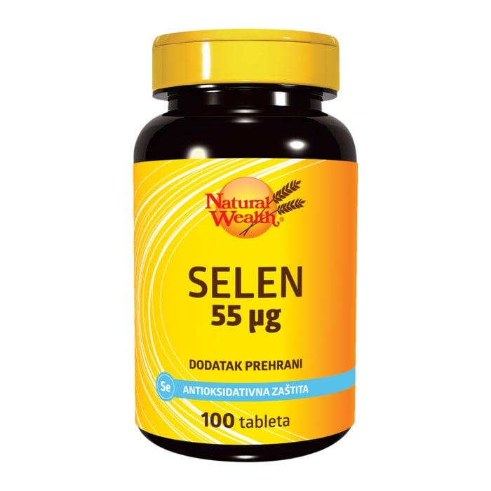 Natural Wealth Selen 55mcg za imunitet, štitnjaču i antioksidativnu zaštitu 100 tableta Natural Wealth Selen 55mcg za imunitet, štitnjaču i antioksidativnu zaštitu 100 tableta