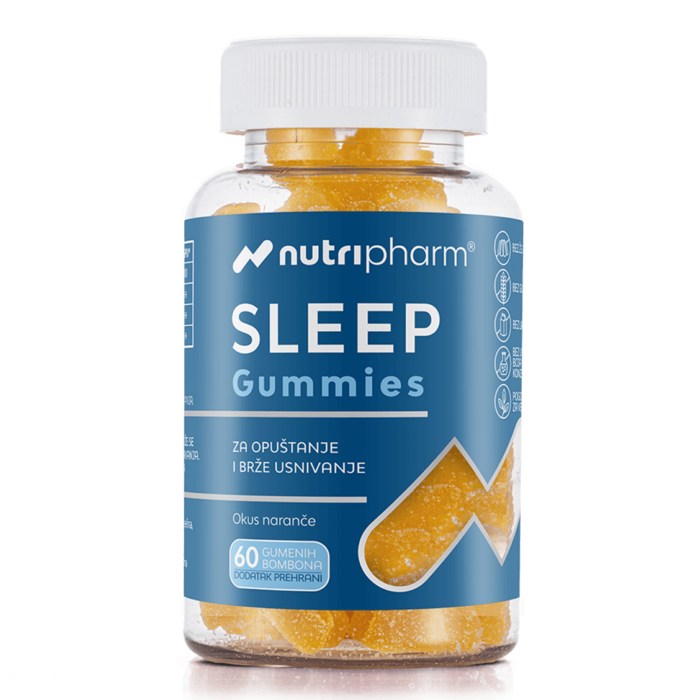 Nutripharm Sleep Gummies za brže usnivanje i miran san Nutripharm Sleep Gummies za brže usnivanje i miran san