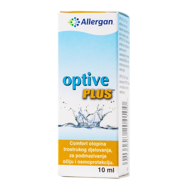 Optive Plus kapi za umjereno do jako suho oko 10ml Optive Plus kapi za umjereno do jako suho oko 10ml