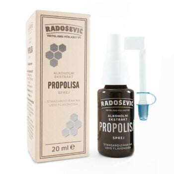 Radošević alkoholni propolis sprej za usnu šupljinu i grlo 20ml