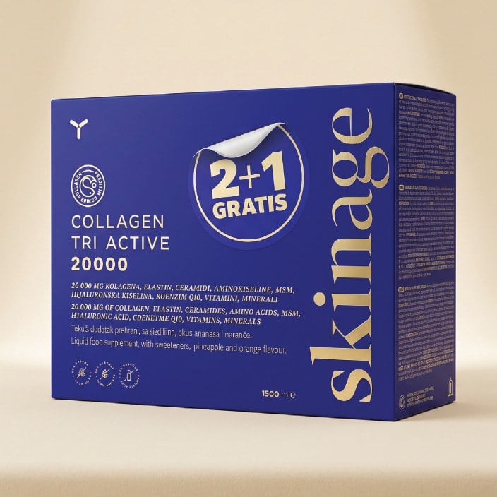 Skinage Collagen Tri Active 20000 kolagen 2+1 Gratis Skinage Collagen Tri Active 20000 kolagen 2+1 Gratis