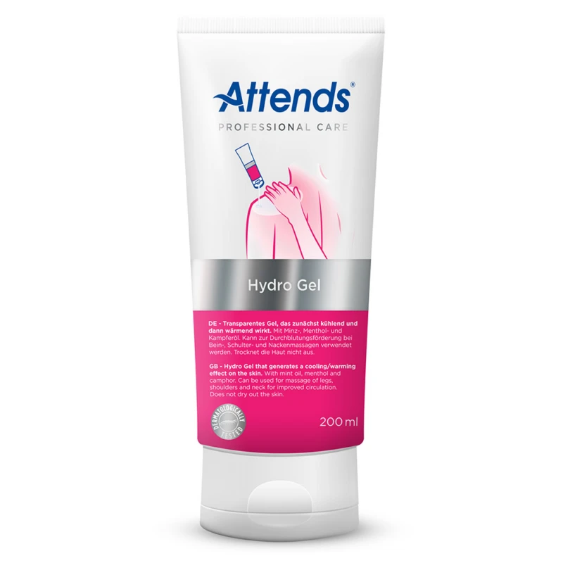 Attends Hydro Gel rashlađujući i zagrijavajući gel za masažu 200ml Attends Hydro Gel rashlađujući i zagrijavajući gel za masažu 200ml