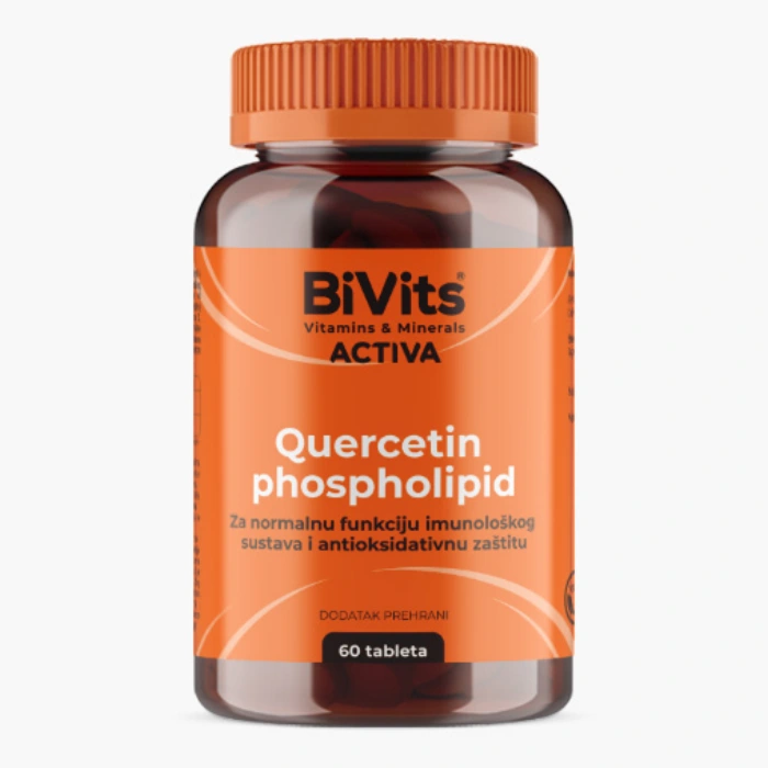 BiVits ACTIVA Quercetin Phospholipid kvercetin 250mg pomaže kod aergija 60 tableta BiVits ACTIVA Quercetin Phospholipid kvercetin 250mg pomaže kod aergija 60 tableta