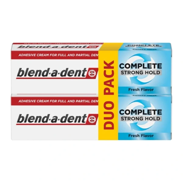 Blend-a-dent Complete krema za učvršćivanje zubnih proteza Duo pakiranje Blend-a-dent Complete krema za učvršćivanje zubnih proteza Duo pakiranje