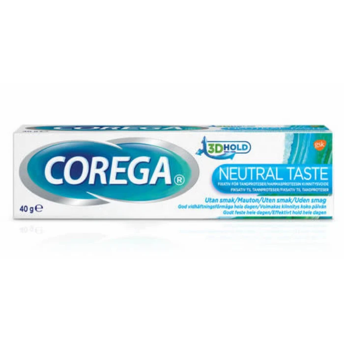 Corega Ekstra Jako Neutral krema za učvršćivanje zubnih proteza 40g Corega Ekstra Jako Neutral krema za učvršćivanje zubnih proteza 40g