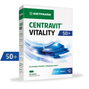 Dietpharm Centravit Vitality 50+ za energiju i imunitet 30 tableta