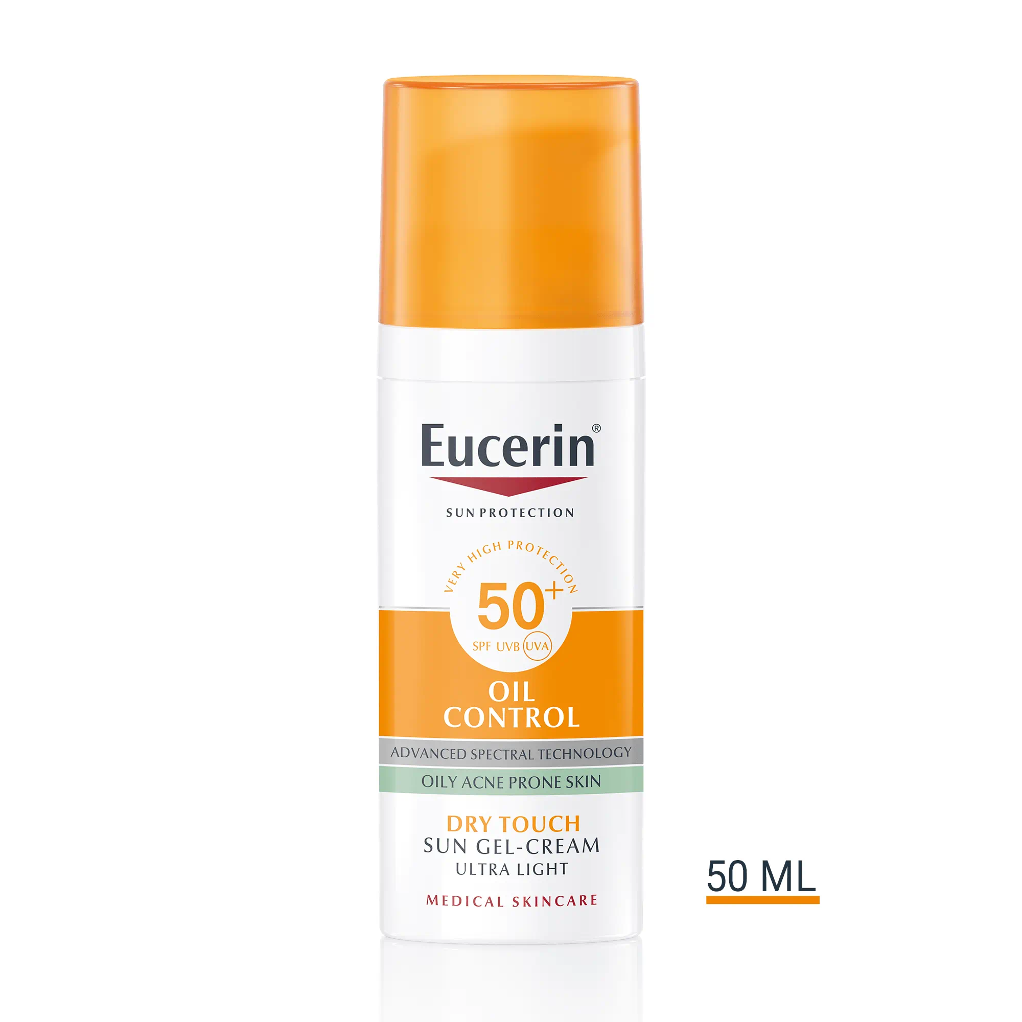 Eucerin Sun Oil Control Dry Touch gel-krema SPF50+ za masnu kožu sklonu aknama 50ml Eucerin Sun Oil Control Dry Touch gel-krema SPF50+ za masnu kožu sklonu aknama 50ml
