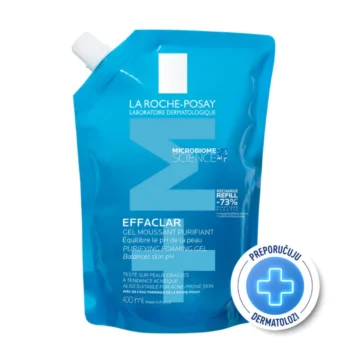 La Roche-Posay Effaclar pjenušavi gel za čišćenje lica REFILL 400ml