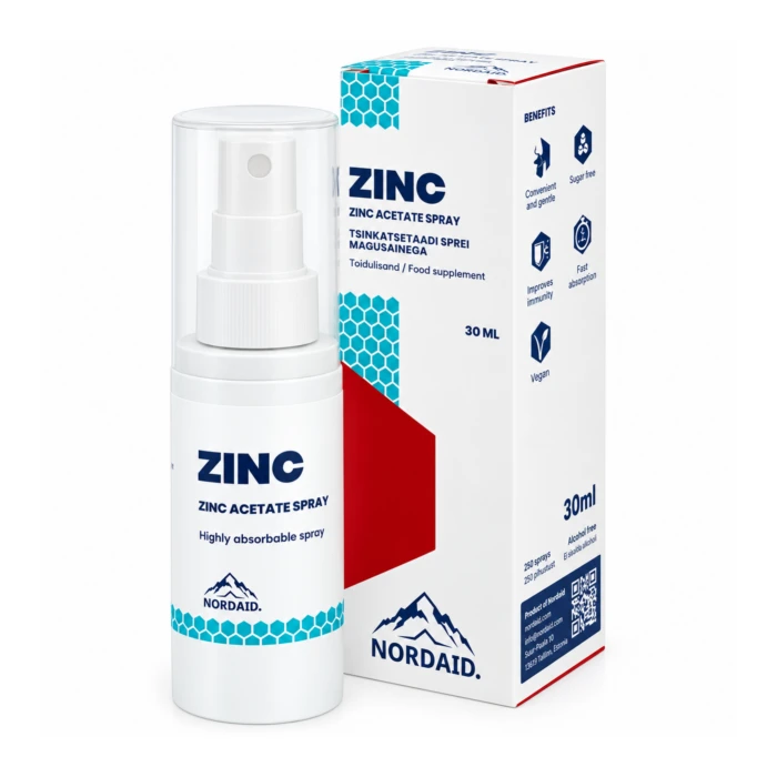 Nordaid Cink oralni sprej za imunitet 30ml Nordaid Cink oralni sprej za imunitet 30ml