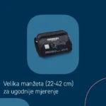 Omron M2+ Connect digitalni tlakomjer za nadlakticu s adapterom - Slika 3