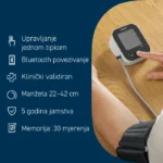 Omron M2+ Connect digitalni tlakomjer za nadlakticu s adapterom - Slika 2