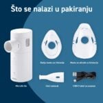 Omron MicroAir Go NE-U300 prijenosni punjivi mesh inhalator