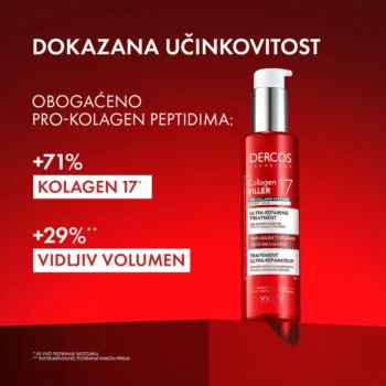 Vichy Dercos Collagen 17 Filler ultra-obnavljajući tretman za kosu