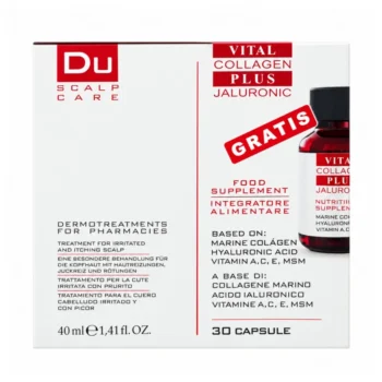 Vital Plus Active DU kapi za vlasište 40ml + Collagen Plus Jaluronic 30 kapsula GRATIS