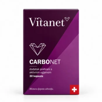 Vitanet Carbonet aktivni ugljen protiv nadutosti 30 kapsula